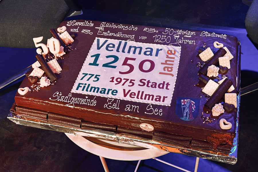 Jubiläumstorte der Partnergemeinde Zell am See, 29.08.2025 (Foto: Birgit Mietzner)